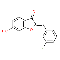 (2Z)-2-(3-Fluorobenzylidene)-6-hydroxy-1-benzofuran-3(2H)-one图片