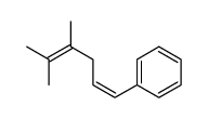 4,5-dimethylhexa-1,4-dienylbenzene结构式