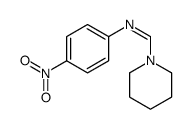 N-(4-nitrophenyl)-1-piperidin-1-ylmethanimine Structure