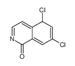 5,7-Dichloro-isoquinolin-1-ol结构式