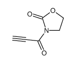 3-prop-2-ynoyl-1,3-oxazolidin-2-one结构式