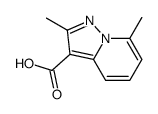 2,7-dimethylpyrazolo[1,5-a]pyridine-3-carboxylic acid Structure