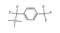 [alpha,alpha-Difluoro-4-(trifluoromethyl)benzyl]trimethylsilane Structure