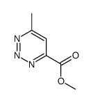 1,2,3-Triazine-4-carboxylicacid,6-methyl-,methylester(9CI) Structure