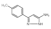 5-氨基-3-(4-甲基苯基)吡唑结构式