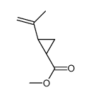 methyl (1R,2R)-2-prop-1-en-2-ylcyclopropane-1-carboxylate Structure