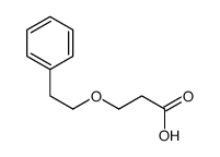 3-(2-苯基乙氧基)-丙酸结构式