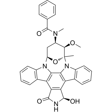 (R)-3-Hydroxy Midostaurin结构式