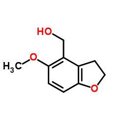 (5-Methoxy-2,3-dihydro-1-benzofuran-4-yl)methanol结构式