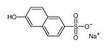 6-hydroxy-2-naphthalenesulfonic acid sodium salt Structure