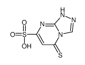 1,2,4-Triazolo[4,3-a]pyrimidine-7-sulfonic acid,1,5-dihydro-5-thioxo- Structure
