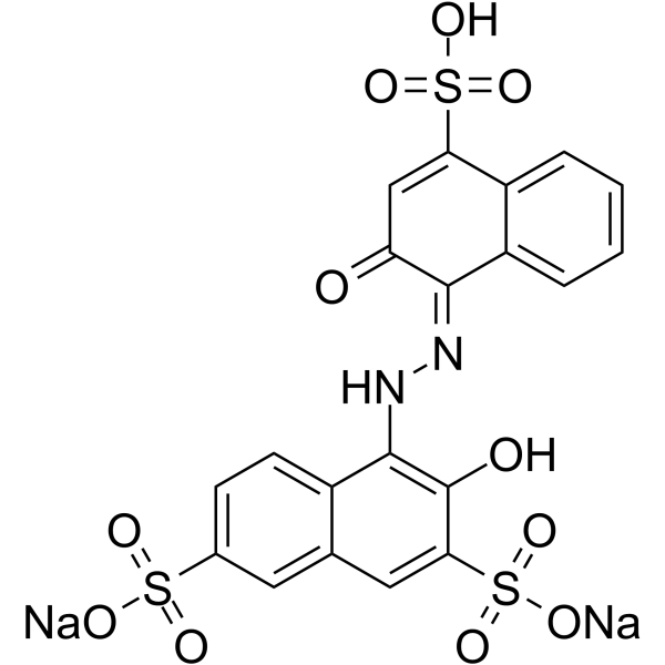 羟基萘酚兰二钠盐结构式