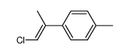 trans-1-Chlor-2-p-tolyl-propen-(1)结构式