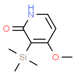 2(1H)-Pyridinone,4-methoxy-3-(trimethylsilyl)-(9CI)结构式