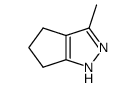 5,6-dihydro-3-methyl-1(4H)-cyclopentapyrazole Structure