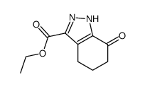 ethyl 7-oxo-4,5,6,7-tetrahydro-1H-indazole-3-carboxylate结构式