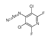4-azido-3,5-dichloro-2,6-difluoropyridine结构式