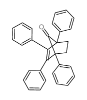 1,2,3,4-tetraphenylbicyclo[2.2.1]hept-2-en-7-one Structure