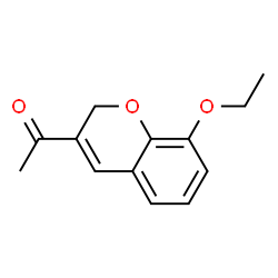 Ethanone, 1-(8-ethoxy-2H-1-benzopyran-3-yl)- (9CI)结构式