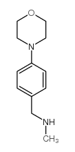 N-METHYL-4-(4-MORPHOLINYL)BENZYLAMINE structure