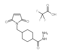 4-N-马来酰亚胺甲基环己烷-1-羧基l肼结构式