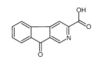 9-oxoindeno[2,1-c]pyridine-3-carboxylic acid结构式