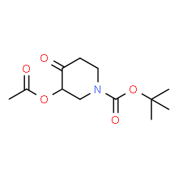 tert-butyl 3-acetoxy-4-oxopiperidine-1-carboxylate picture