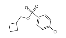 cyclobutylmethyl 4-chlorobenzenesulfonate结构式