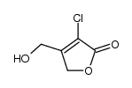 3-chloro-4-(hydroxymethyl)furan-2(5H)-one结构式