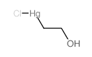 chloro(2-hydroxyethyl)mercury Structure