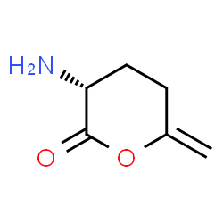 2H-Pyran-2-one,3-aminotetrahydro-6-methylene-,(3R)-(9CI) structure