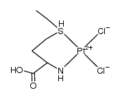 cis-dichloroethionineplatinum(II) Structure