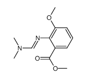 2-(dimethylamino-methyleneamino)-3-methoxy-benzoic acid methyl ester Structure