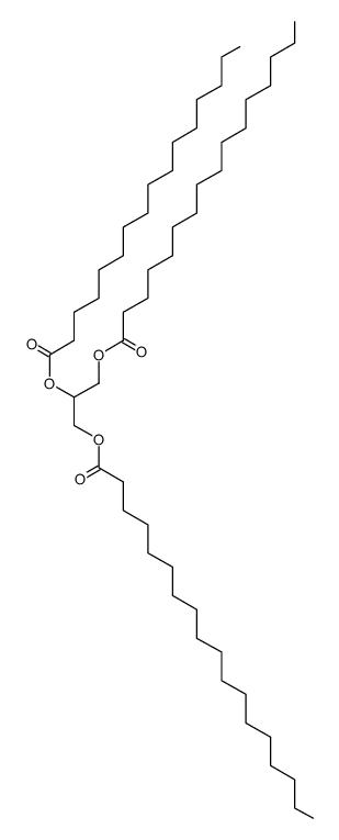 1,2-Dipalmitoyl-3-Stearoyl-rac-glycerol结构式