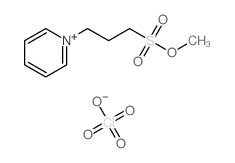 methyl 3-pyridin-1-ium-1-ylpropane-1-sulfonate,perchlorate结构式