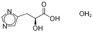 L-β-Imidazole Lactic Acid Monohydrate Structure