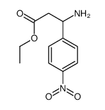 ethyl 3-amino-3-(4-nitrophenyl)propanoate结构式