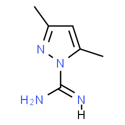3,5-dimethyl-1H-pyrazole-1-carboxamidine nitrate结构式