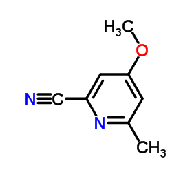 2-Pyridinecarbonitrile,4-methoxy-6-methyl-(9CI)结构式