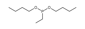 dibutyl ethylphosphonite Structure