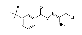 (Z)-2-chloro-N'-((3-(trifluoromethyl)benzoyl)oxy)acetimidamide Structure