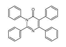 2,3,5,6-tetraphenylpyrimidin-4(3H)-one Structure