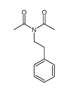 N-acetyl-N-(2-phenylethyl)acetamide Structure