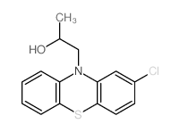10H-Phenothiazine-10-ethanol,2-chloro-a-methyl-结构式