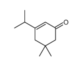 5,5-Dimethyl-3-(1-methylethyl)-2-cyclohexen-1-one structure