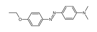4-(dimethylamino)-4'-ethoxyazobenzene结构式