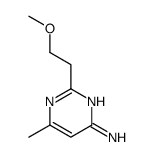 2-(2-methoxyethyl)-6-methylpyrimidin-4-amine结构式