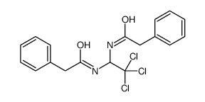 2-phenyl-N-[2,2,2-trichloro-1-[(2-phenylacetyl)amino]ethyl]acetamide Structure