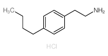 Benzeneethanamine,4-butyl-, hydrochloride (1:1)结构式