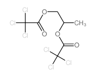 2-(2,2,2-trichloroacetyl)oxypropyl 2,2,2-trichloroacetate Structure